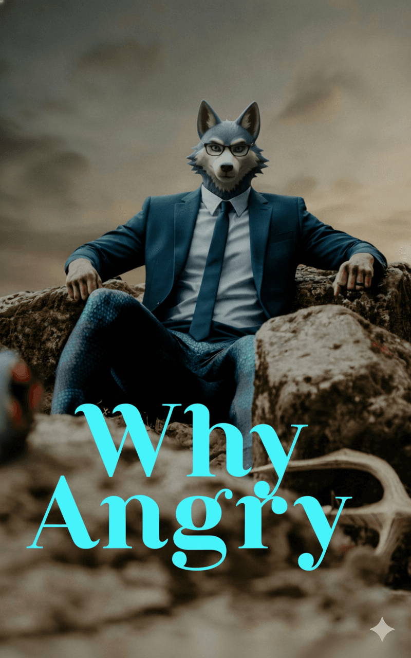 Vance on rocky outcrop - Why Angry
